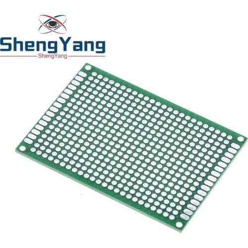 10pcs 5*7 PCB 5x7 PCB 5cm 7cm Double Side Prototype PCB diy Universal Printed Circuit Board Green