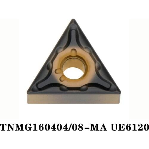 100% Original TNMG TNMG160404 MA UE6120 TNMG160408 MA 10pcs 16MM CNC lathe Insert Carbide Blade Efficient And Durable Quality MA