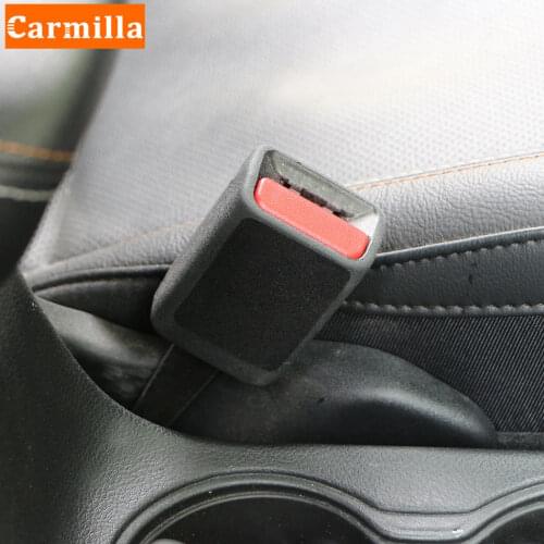 2Pcs Anti Noise Lock Clip Sticker for Mazda 2 3 5 6 CX5 CX7 CX9 Atenza Axela Car Safety Belt Buckle Anti-collision Stickers