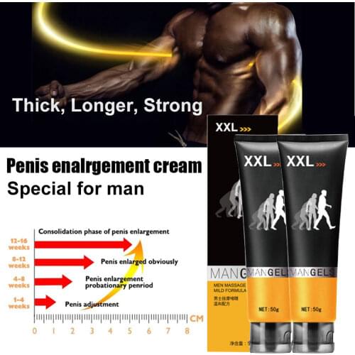 2pcs Male Penis Enlargement Cream Increase Xxl Thicking Dick Massage Oil Big Pumb Cock Enlarge Men Erection Pill Sexual Product
