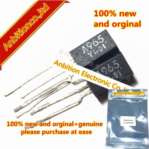 10pcs 100% new original 2SA965-Y A965Y TO-92L MOS PNP TO-92LS MRT in stock
