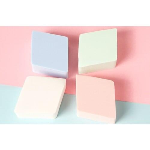 4PCS/Pack Makeup Sponge Four-color Powder puff Foundation Face Cream Dry And Wet Sponge Set Makeup Beauty Cosmetic Tool