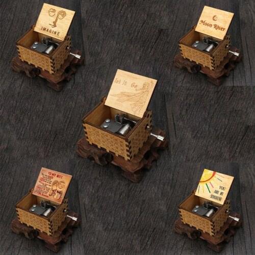Anonymity Wooden Hand-crafted Jack Sparrow From Pirates Of The Caribbean Plays Melody Davy Jones Music Box