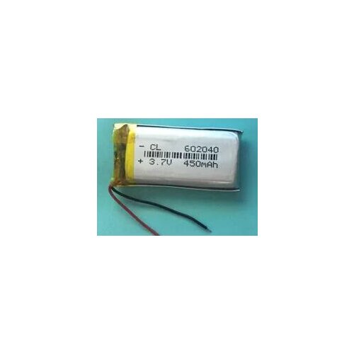 Free shipping 2pcs/lot 3.7v 450mah 602040 polymer lithium rechargeable battery li-po for power bank GPS MP3 recorder mouse