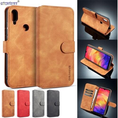 Wallet Case for Xiaomi Redmi Note 7 Luxury PU Leather Flip Cover Xaomi Xiomi Red Mi Note7 Stand Bumper Cases Card Slot Phone Bag