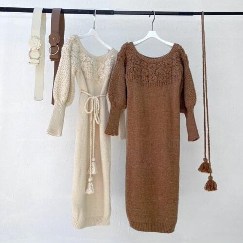 EVACANDIS Fashionable Knitted Dresses
