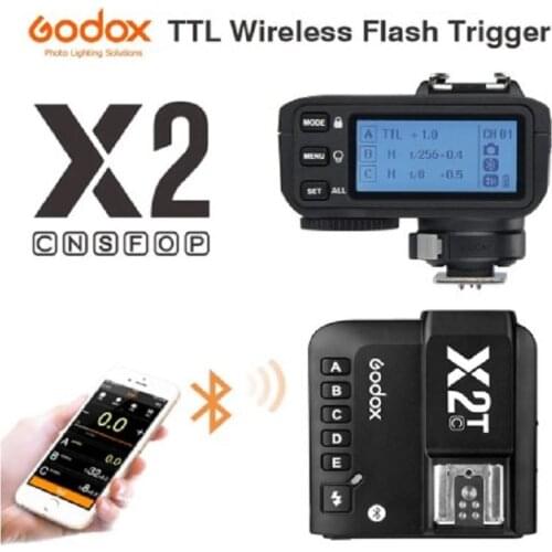 Godox X2T-C X2T-N X2T-S X2T-F X2T-O X2T-P TTL 1/8000s HSS Wireless Flash Trigger Transmitter For Canon Nikon Sony Penta Olympus