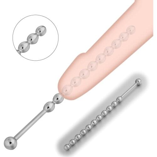 Sex Toy Urethral Dilatation Penis Stimulation Horse Eye Stick Urethral Dilatation Matel Catheters Anal Beads For Male Butt Plug