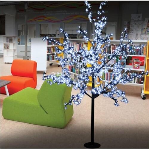 Handmade Artificial LED Cherry Blossom Tree night Light New year Christmas wedding Decoration Lights 80cm LED tree light