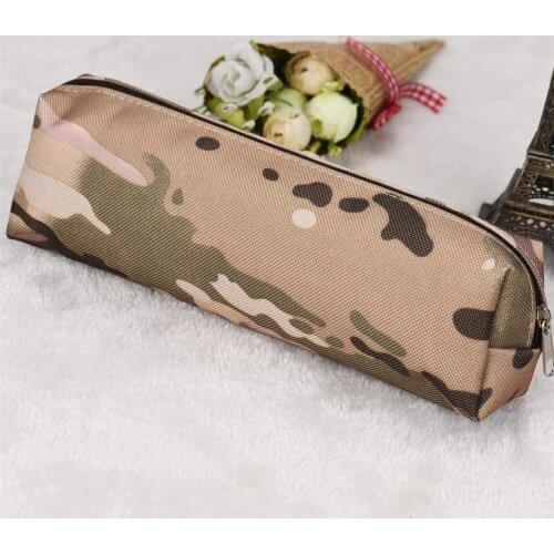 Boys Girls Camouflage School Supplies Pouch Purse Pencil Case School Supplies Zipper Pencil Bags Mini Bag Trendy