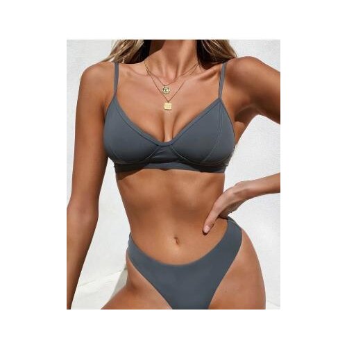 Sexy Solid/Floral/Tie Dye Thong Brazilian Push Up Bikini Set 2021 Swimsuit Women Swimwear Beach Wear Swim Bathing Suit Beachwear