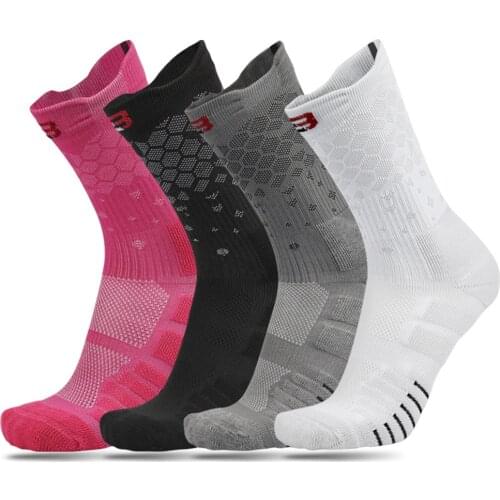 Men Thick Cushion Elite Basketball Socks Cycling Women Cotton Towel Bottom Outdoor Sports Socks Mens Running Socks