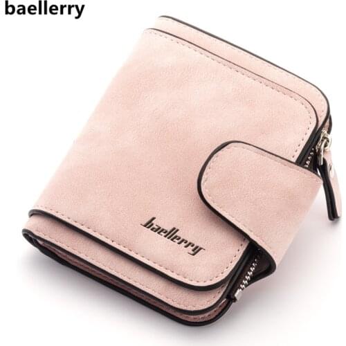 Baellerry New Ladys Wallet 2020 Luxury Brand Wallet Women Scrub Leather Female Wallets Purse for Coins Carteira Feminina Bolsa
