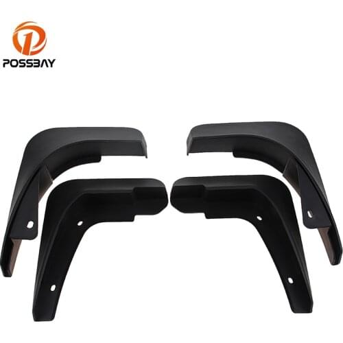 POSSBAY Mudflaps Splash Guards for Audi A1 3dr+5dr Hatchback 2011-2014 Mud Flap Mudguards Fender Front Rear Car Mud Flaps