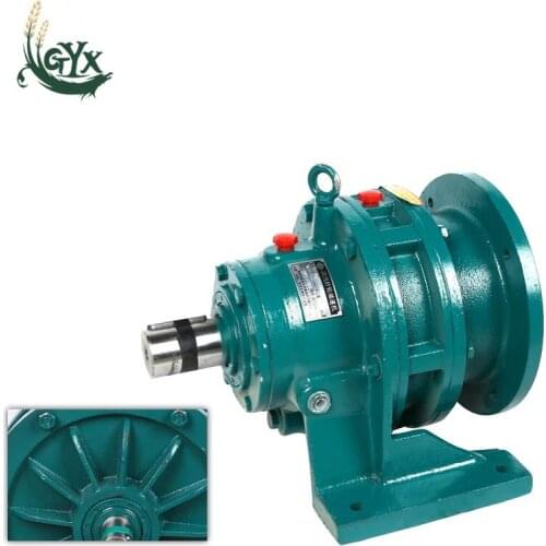 Gear reducer Cycloid pin wheel speed change gear box Small vertical brushless motor horizontal speed changer