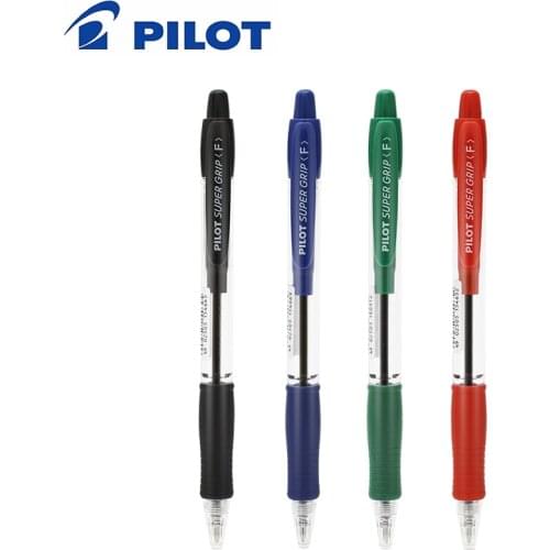 Japan Pilot BPGP-10R SUPER GRIP Ballpoint Pens Ball Point Pen transparent plastic 0.7mm Office School Supplies 1 Piece