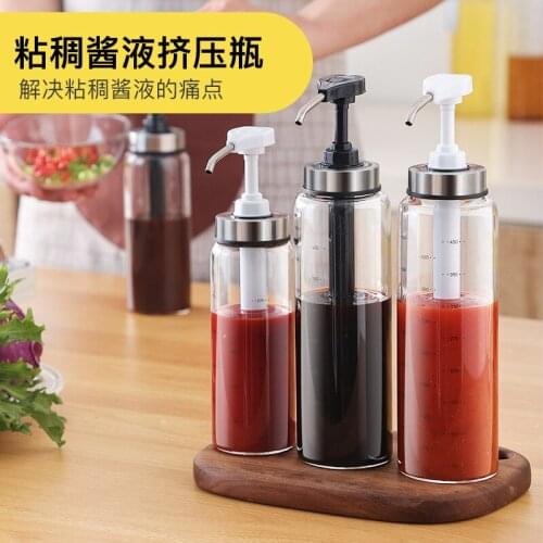 Sauce Squeeze Bottle Household Ketchup Salad Sauce Honey Press Kitchenware Oil Sauce Press Bottle