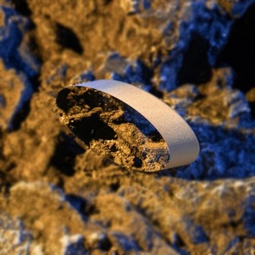 Newtonian Reflecting Astronomical Telescope 50mm Minor Axis Secondary Mirror Plane Mirror Elliptical Oblique Mirror