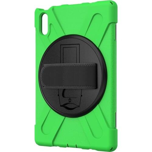 Protective Case for Lenovo Pad(TB-706F) 11.5 Inch with 360 Degree Rotating Stand and Shoulder Strap Silicone Case