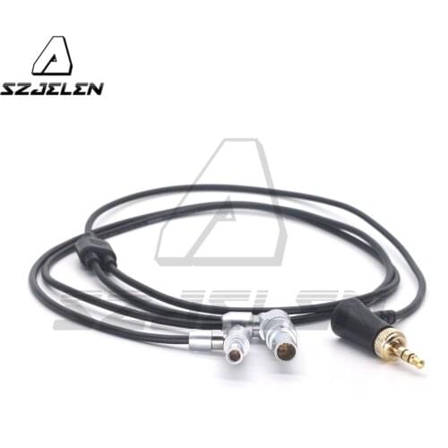 Zaxcom IFB erx 3.5 Elbow with lock to 00B 5pin audio and 0B 5pin time code line for ARRI ALEXA mini 60cm
