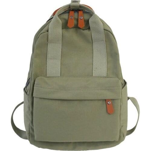 2021 Leisure Book Bag Backpack Shoulder Bag Large Capacity Simple Bag