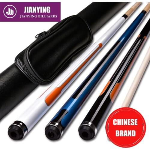 CHINA JIANYING PA Billiard Pool Cue 11.75mm Tip Canadian Solid Maple Shaft Professional Billard Stick Kit Cost-Effective Billard
