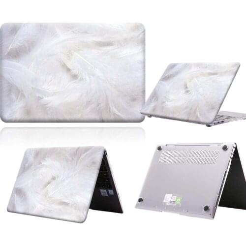 Feather Pattern New Touch Bar Laptop Case For MateBook 13/13 AMD Ryzen/14/D14/D15/X 2020/X Pro/Pro 16.1/Honor MagicBook14/15