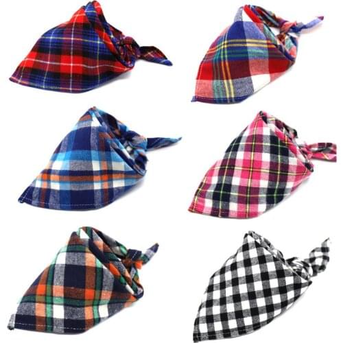 Baby bib cloth triangle scarf cotton velvet lace-up baby saliva towel pet dog