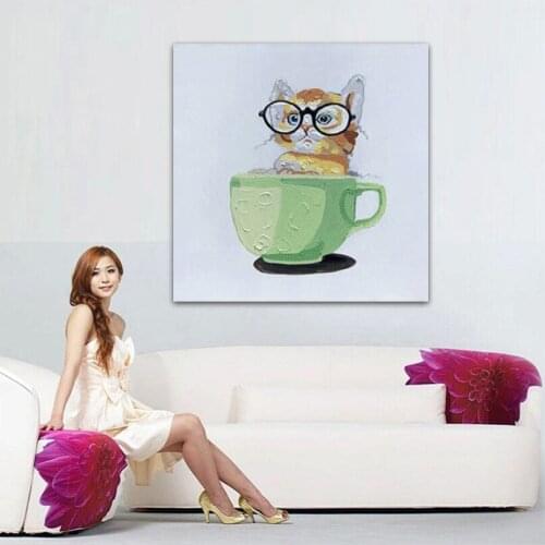 DONGMEI OIL PAINTING hand painted oil painting Home Decor painting Art pictures Animal Provide customized service DM190319166