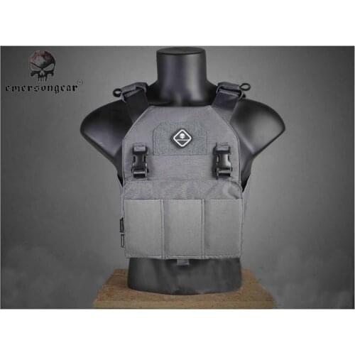 EMERSONGEAR Rubber Style Triple M4 Magazine Pouch Panel Combat Molle Vest MAG Pouch EM6408