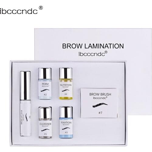 1Set Semi-pernament Eyebrow Lift Kit Eye Brow Lamination Kit Safe Brow Lift Eyebrow Lifting Brow Lamination Protable Travel Kit