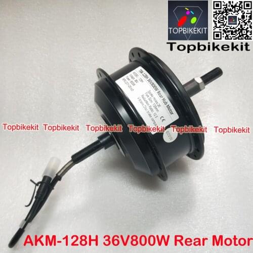 AKM motor 128H 36V 800W 48V800W Rear Hub Motor Fork Size 135mm for Ebike RPM 201 Q128H 36V/48V 800W motor for ebike motor