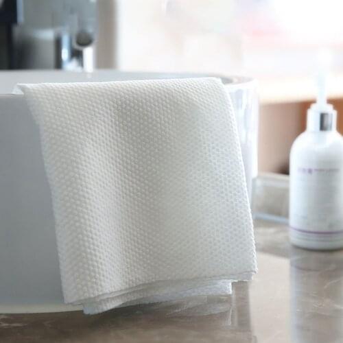Disposable thickened microfiber absorbent bath towel set individually packaged portable travel beauty and hairdressing supplies