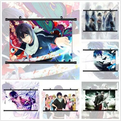 Noragami Yato Yukine Iki Hiyori Anime Manga HD Print Wall Poster Scroll