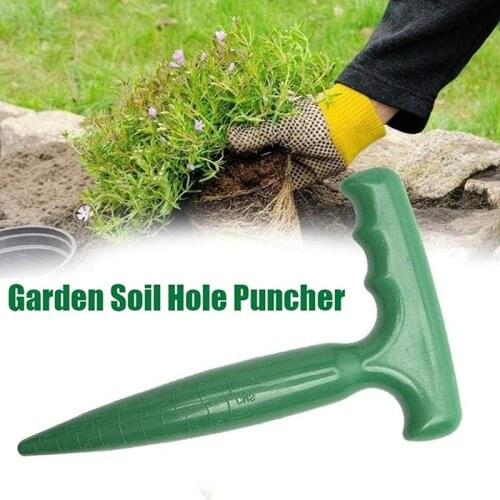 New Green Hole Punch Gardening Tools Seeder Seedling Transplanting Machine Punch Sowing And Cuttings