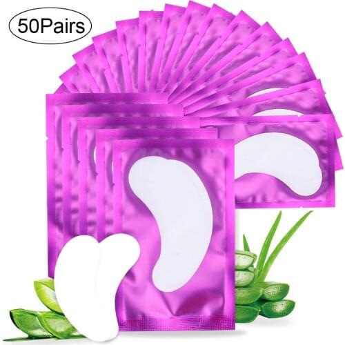 20/50Pairs Eyelashes Extension Lashes Eye Stickers Under Eye Pads Eye Eyelashes Hydrogel Patches Lash Extensions Accessories