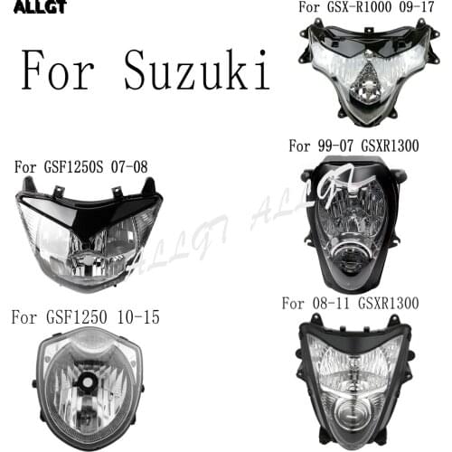 Motorcycle Front Headlamp Headlight Assembly for Honda For For GSXR1300 1999- 2011, GSF1250, GSX-R1000 , GSF1250S 07-08