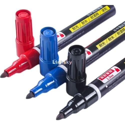 Industrial Paint Pen, 1.5mm,metal Pen, Water Writing Steel High Temperature Oil Marker, Water Resistant, Waterproof Halogen