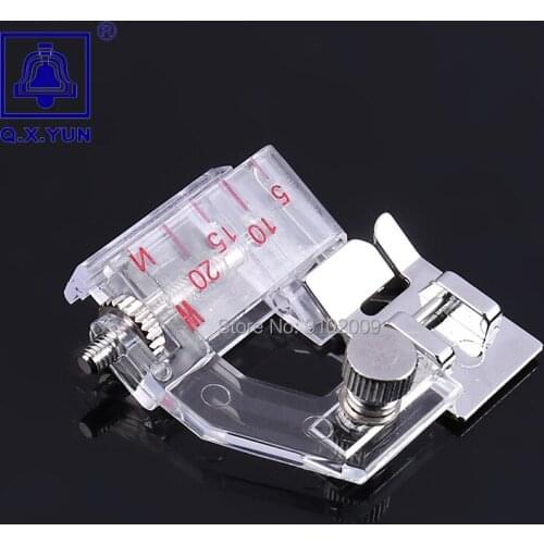 QXYUN Ajustable Binding Snap-on Bias Binder Presser Foot For Domestic Sewing Machine