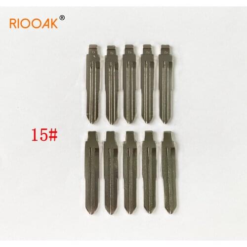 RIOOAK New Replacement Flip Key #15 KD Key Blade For Mitsubishi Ssangyong MINI Isuzu JEEP Lada Hyundai KIA Car Remote Key Blank