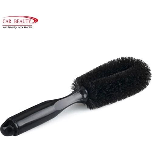 Car Wheel Brush Tire Rim Washing Tool Vehicle Tyre Cleaning Brushes Black Auto Maintenance Care Car Accessories