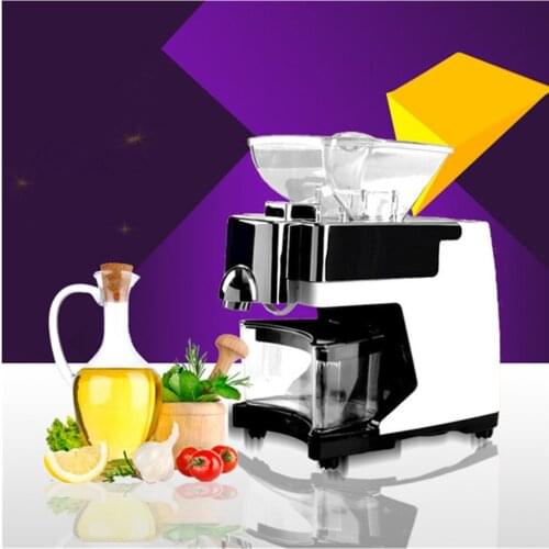 Home use stainless steel screw coconut oil presser expeller cold hot press oil machine peanut sesame oil maker 220V or 110V