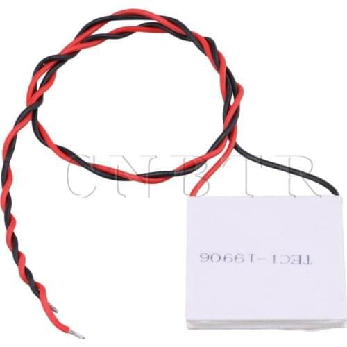 BQLZR 4cmx4cm White TEC1-19906 6A DC24V 85N/cm2 Heatsink Thermoelectric Peltier Cooler Plate Module