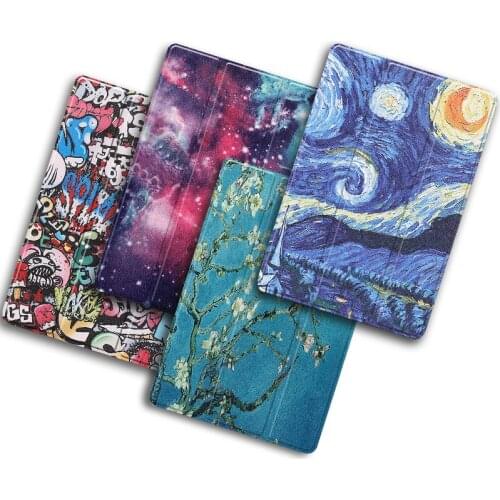 Smart Case for Samsung Tab S7 FE SM-T730 12.4 inch Tablet 2021 SM-T736 A7 Lite Folding PU Leather Hard Protective Cover Shell