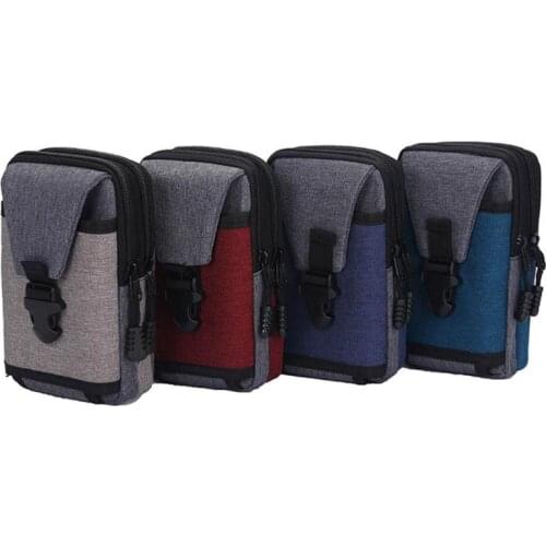 Vintage Canvas Waist Bag Belt Hook Loop Holster Carry Phone Pouch Wallet Case Hot