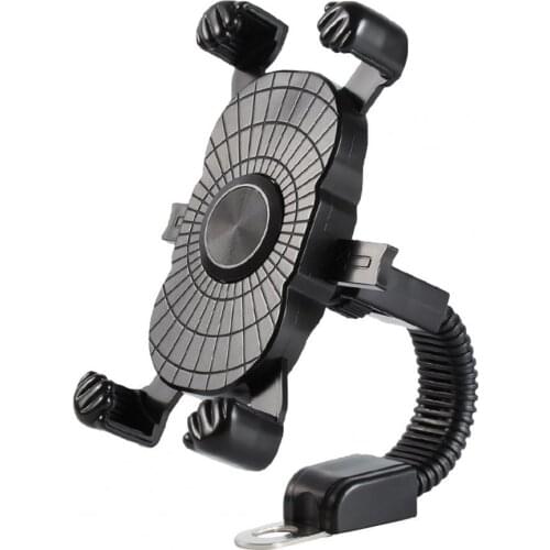 360° Rotatabl Silicone Phone Holder Bicycle Motorcycle Stand Anti-drop Mobile GPS Bracket For iPhone 12 11 Huawei Xiaomi Redmi