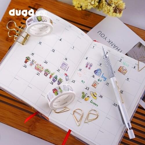 Japanese Washi Tape Plants Flowers DIY Masking Tape Stickers Adhesive Tapes Decorative Scrapbooking Sticker Stationery Tapes