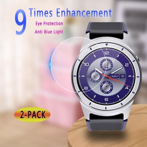 2-Pack Tempered Film for ZTE ZW10 Watch 2019 For ZW10 High Definition Scratch Proof Fingerprint Proof Watch Tempered Film