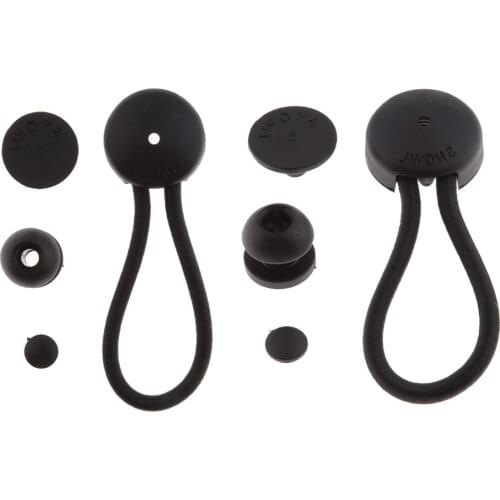 2x Boat Cover Quick-On Tie-Down Strap Kit - Ball Bungee Bungie Cord