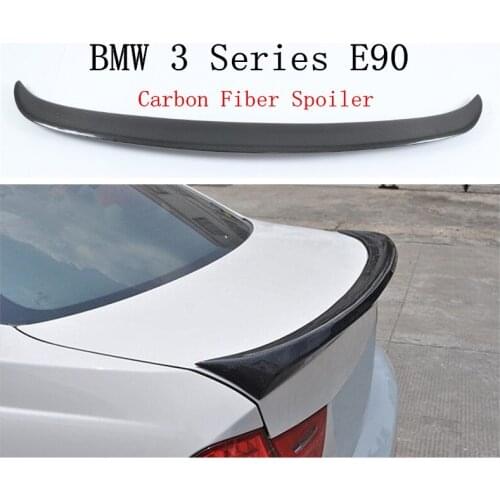 Auto Carbon Fiber Spoiler For BMW 3 Series E90 318 320 325 330 335 2005-2012 Rear Trunk Spoilers High Quality Car Accessories